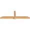 Ekena Millwork Eugene Smooth Timber Gable Bracket, Western Red Cedar, 96"W x 32"H x 5 1/2"D x 5 1/2"F, 8/12 Pitch GBW096X32X0606EUG00SWR - alternate 5